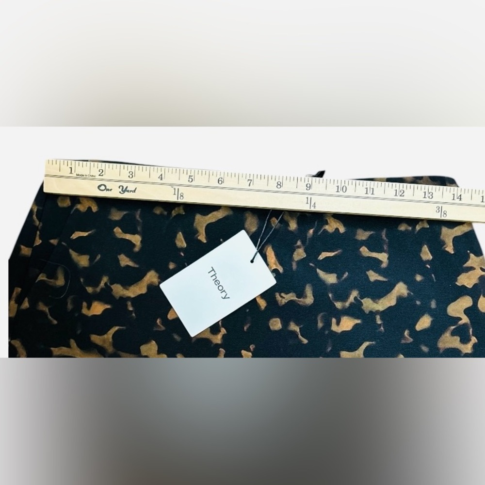 NWT Theory Tortoiseshell Pencil Skirt Size 4 - Picture 4 of 9